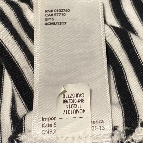 Kate Spade Saturday Striped Shift Dress 100% Cotton - Picture 8 of 10